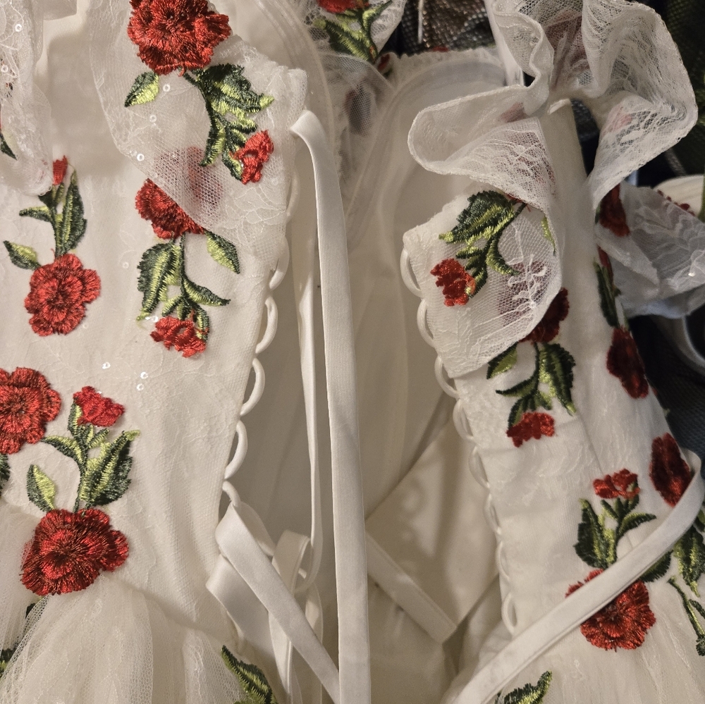 🔥🔥🔥EUC WEDDING/QUINCEAÑERA DRESS! ❤️**Not MK, Only For Exposure** - Picture 4 of 7